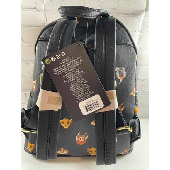 Loungefly Disney NWT The Lion King Black Mini Backpack RARE - Picture 8 of 12
